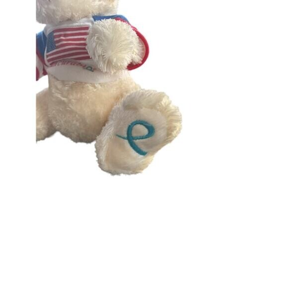 Animal Adventures Can Curables Fair Bear 06 Plush Stuffed Animal Cancer Bear 6" - Picture 3 of 4